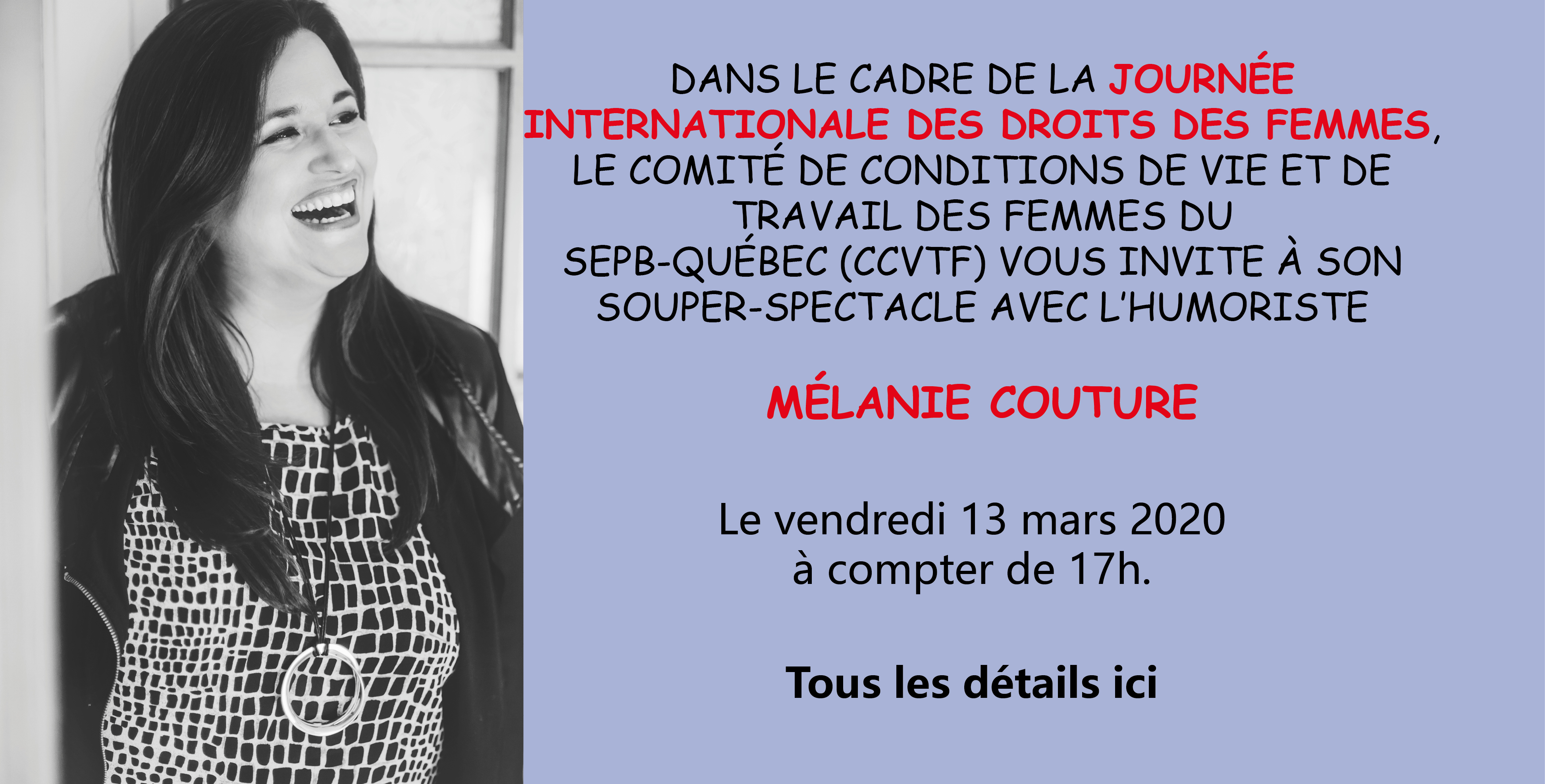 Une Journée internationale des droits des femmes toute en humour